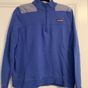Vineyard Vines Stripe Back Quarter Zip